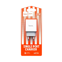 Сетевое З/У HOCO C81A 1USB 2.1A белый (1/30/180) 