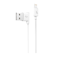Кабель HOCO UPL11 USB (m)-Lightning (m) 1.2м 2.0A силикон белый (1/50/500)
