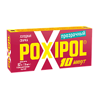Клей Poxipol эпоксидный 70мл холодная сварка прозрачный (1/24/96) 
