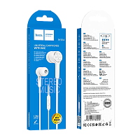 Наушники внутриканальные HOCO M104 с микр. белый (1/420)