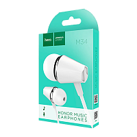 Наушники внутриканальные HOCO M34 с микр. белый (1/40/400)