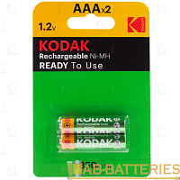 Аккумулятор предзаряженный RTU Kodak HR03 AAA BL2 NI-MH 850mAh (2/20/240/20160)