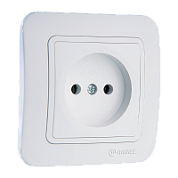 Розетка Makel Lillium 1гн. 16A белый 70022 (1/12)