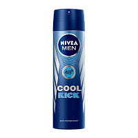 Дезодорант мужской Nivea Экстремальная свежесть (COOL KICK) спрей 150мл ENG (1/6)