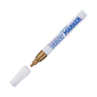 Маркер промышленный MunHwa PAINT MARKER PM-07 4.0мм нитрокраска золотой (1/12/576)