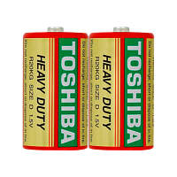 Батарейка Toshiba R20 D Shrink 2 Heavy Duty 1.5V (2/20/200)