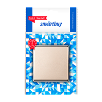 Выключатель Smartbuy "Сириус" 1-клав.10A шампань