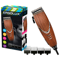 Машинка для стрижки Ergolux ELX-HC02-C10 коричневый (1/24) 