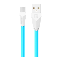 Кабель Remax RC-030m Alien USB (m)-microUSB (m) 1м 2.0A синий