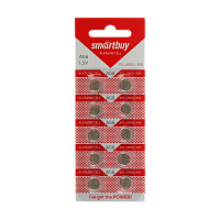 Батарейка Smartbuy G6/LR920/LR69/371A/171 BL10 Alkaline 1.5V (10/100/2000)