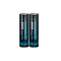 Аккумулятор Li-ion Daewoo 18650 BOX2 2000mAh без защиты (2/20/200)