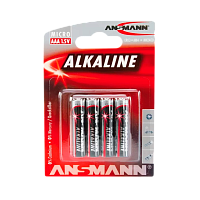 Батарейка Ansmann RED LR03 AAA BL4 Alkaline 1.5V 
