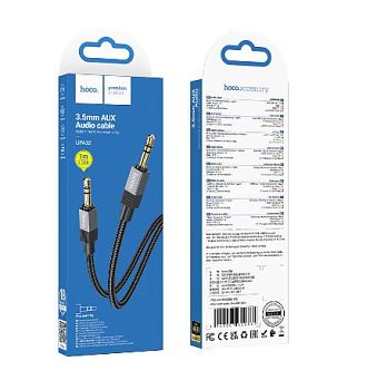 Кабель AUX HOCO UPA32 Jack 3.5mm (m)-Jack 3.5mm (m) 1м черный