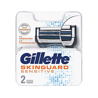 Сменные кассеты Gillette "FUSION SKINGUARD" 2 лезвия 2шт. (цена за 1 шт) (2/20) 