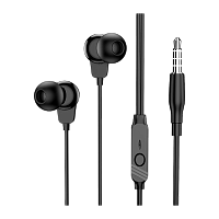 Наушники внутриканальные Borofone BM64 с микр. черный (1/420)