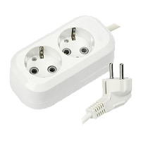 Удлинитель Smartbuy 2р.С/З 16A 3.0м белый (1/40)