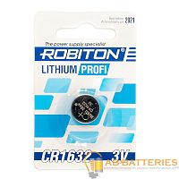 Батарейка ROBITON PROFI R-CR1632-BL1, CR1632 BL1 (1/40/1800)