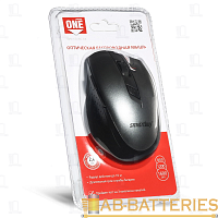 Мышь беспроводная Smartbuy 602AG ONE классическая USB серый черный (1/40) 