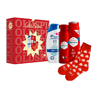 Набор Old Spice Whitewater мужской (део-спрей 150мл+гель-душ 250мл+ХЭД 200мл+носки)