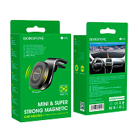 Держатель автомобильный Borofone BH40 в воздуховод магнит черный (1/140)