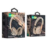 Наушники накладные MORE CHOICE HW33 bluetooth 5.0 с микр. бежевый 