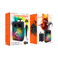 Портативная колонка Borofone BP9 bluetooth 5.0 microSD караоке черный (1/6)