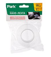 Нано-лента Park акрил 3м*30мм двусторонняя прозрачный