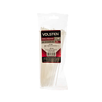 Хомут Volsten нейлон 2.5х200мм 100шт. белый (1/10/280)