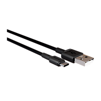 Кабель MORE CHOICE K14a USB (m)-Type-C (m) 0.25м 2.0A TPE черный (1/24/240)