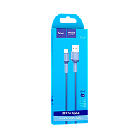 Кабель HOCO X65 USB (m)-Type-C (m) 1м 3.0A TPE синий (1/31/310)