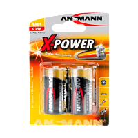 Батарейка ANSMANN X-POWER  LR14 BL2