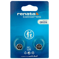 Батарейка Renata CR1216 BL2 Lithium 3V (2/20/200) 