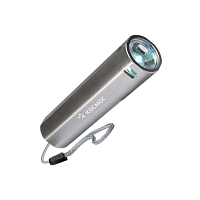 Фонарь универсальный Космос 116Lit 1W LED от аккумулятора IP53 power bank серый (1/60/240)