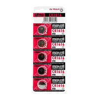 Батарейка Maxell CR1616 BL5 Lithium 3V (5/100/2000) 