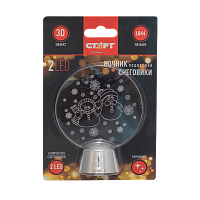 Ночник Старт "Снеговик" белый