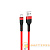 Кабель HOCO X34 USB (m)-microUSB (m) 1.0м 2.4A силикон красный (1/31/310)