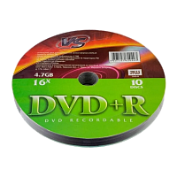 Диск DVD+R VS 4.7GB 16x Shrink 10 (10/200)