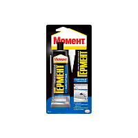 Герметик Момент 85мл силиконовый санитарный BL1 белый (1/24)