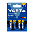 Батарейка Varta LONGLIFE POWER (HIGH ENERGY) LR6 AA BL4 Alkaline 1.5V (4906) (4/80/400)