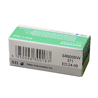 Батарейка SEIZAIKEN 371 (SR920SW) Silver Oxide 1.55V (1/10/100/1000)