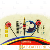 Наушники L-PRO AP 068 MP вкладыши канальные цвет black-pink металл 10\120