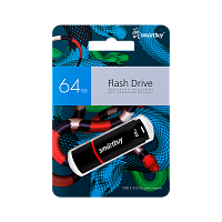 Флеш-накопитель Smartbuy Crown Snake Edition 64GB USB2.0 пластик черный
