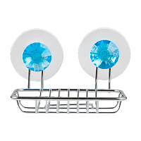 Мыльница подвесная прямоугольная Рыжий кот W2791 2 присоски (1/12)