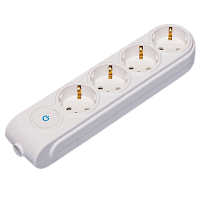 Колодка Makel 4р.С/З с выкл. N4310000