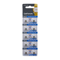 Батарейка GoPower G4/LR626/LR66/377A/177 BL10 Alkaline 1.5V (10/100/3600)