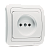 Розетка Makel Mimoza 1гн. 16A белый 12022 (1/12)