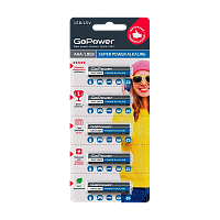 Батарейка GoPower LR03 AAA BL5 Щелочная 1.5V (5/50/600)