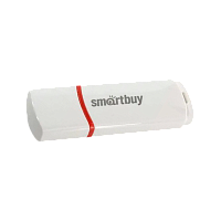 Флеш-накопитель Smartbuy Crown Compact 16GB USB2.0 пластик белый 