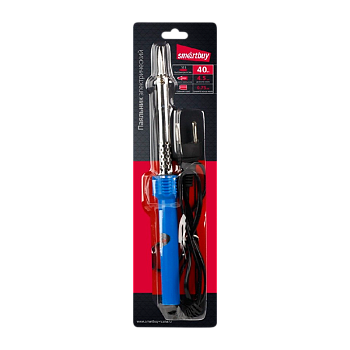 Паяльник электрический Smartbuy Tools 40 Вт, с термост. рукояткой, длина шнура 0.8 м