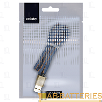 Кабель Smartbuy iK-12c USB (m)-microUSB (m) 1.2м 2.1A силикон черный